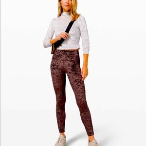 Lululemon Wunder Lounge High-Rise 28" *Crushed Velvet leggings